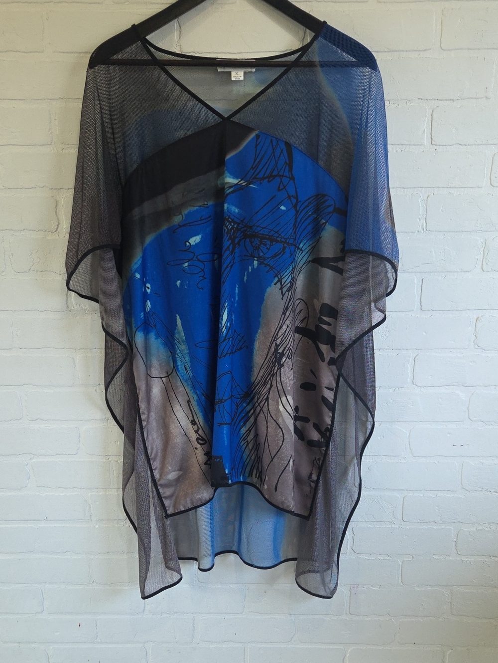 Avant-Garde Abstrct/Mesh Tunic